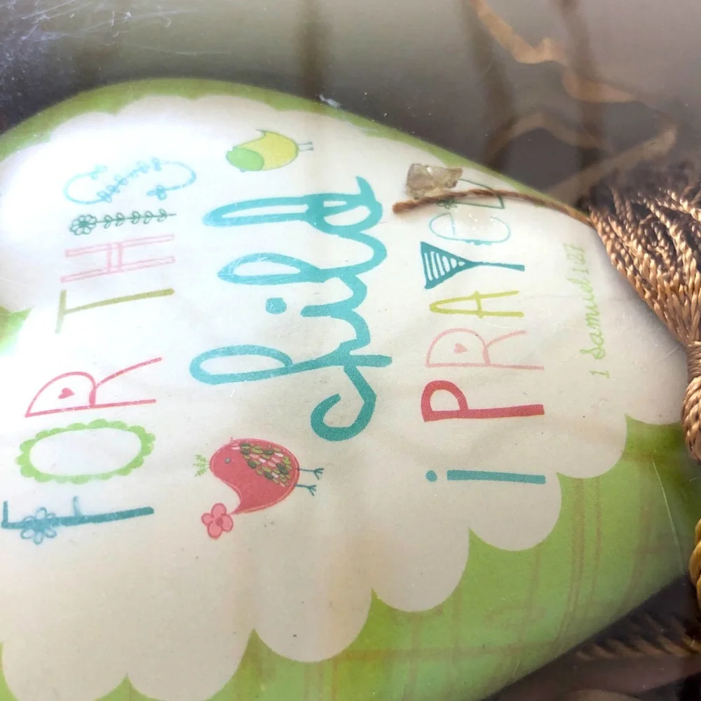 Demdaco Prayer Heart Decor Limited Edition Baby|Child Gift NWT in box